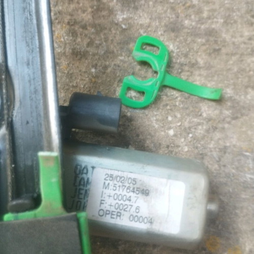Fiat Punto window regulator used, only for cable