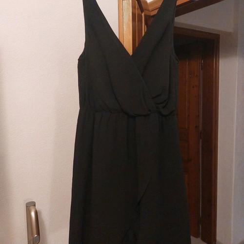 H&M mini dress black like new, with lining, size S