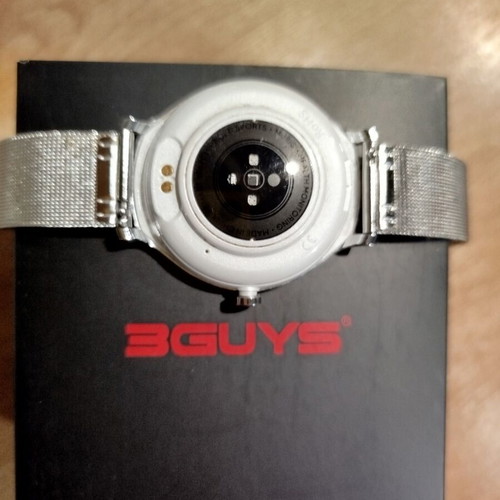 3GUYS SmartWatch like new, silver with bracelet 40mm