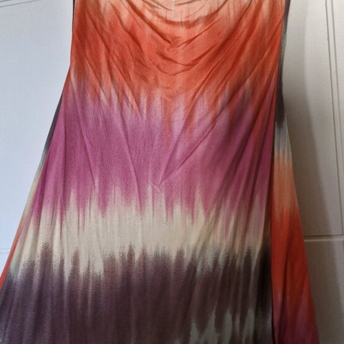 Sky Brand mini dress size M, tie-dye halter neck with crystals