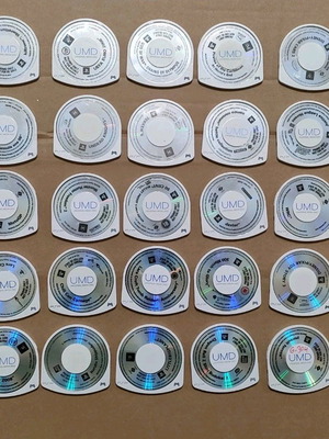 Sony Playstation PSP 25 γνήσια Promo παιχνίδια πλήρης έκδοση.