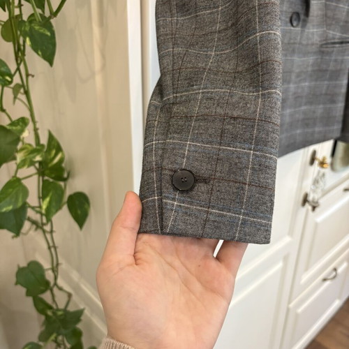 Mango gray blazer like new