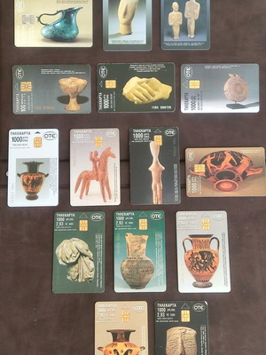 Museum of Cycladic Art phone cards like new, set of 15