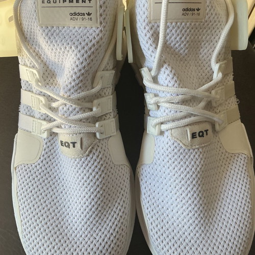 Adidas EQT Support ADV 91-18 casual shoes used, white, size 44-45
