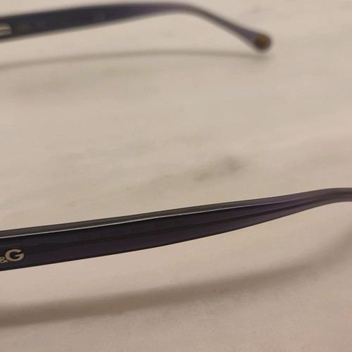 Dolce & Gabbana eyeglasses used, purple frame