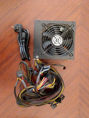 Power supply used, works normally