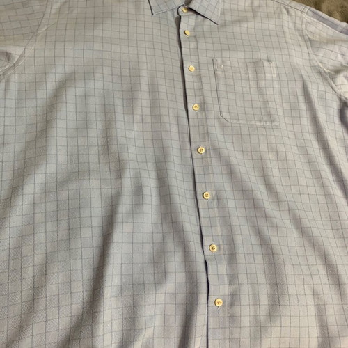 Jupiter men's dress shirt 3XL, turquoise, cotton blend