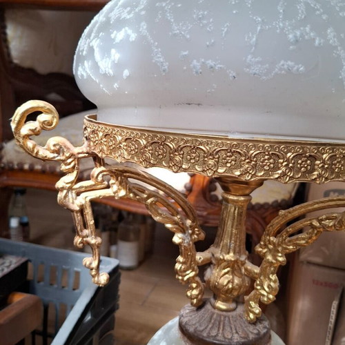 Vintage antique lamp used