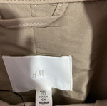 H&M trench coat like new, beige, size S