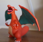 Charizard Pokémon 3D figure like new, hand-painted