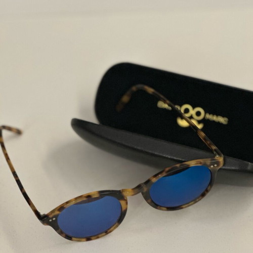 David Marc Sunglasses like new, tortoise frame with blue lens