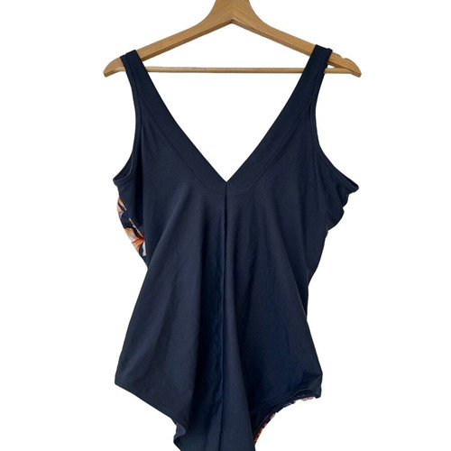 TCM floral one-piece swimsuit like new, size L/XL