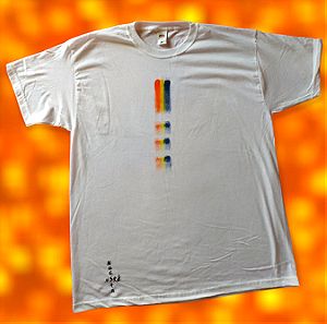 Handmade Unisex T-shirt γραμμή