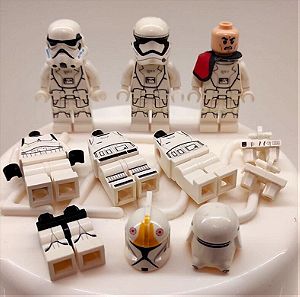 LEGO - StarWars Snowtroopers & parts lot
