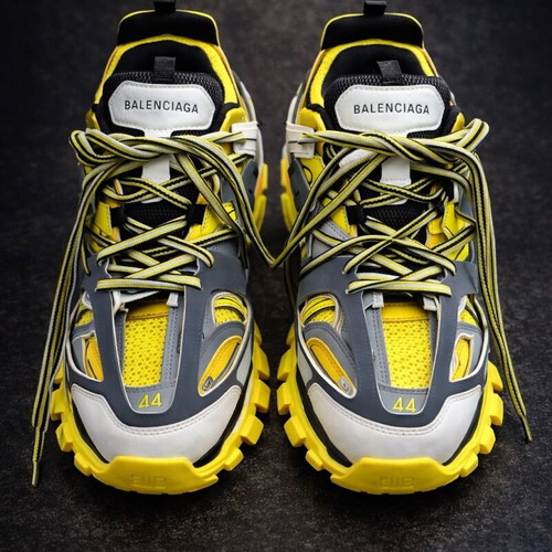 Balenciaga Track sneakers like new, grey and yellow, size 44