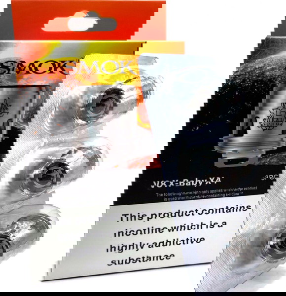 5 αντιστάσεις SMOK TFV8 X-BABY X4 (0.13 Ohm) 30-70watt
