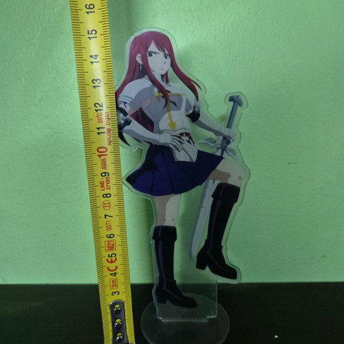 Erza Scarlet Acrylic Figure new from Fairy Tail anime