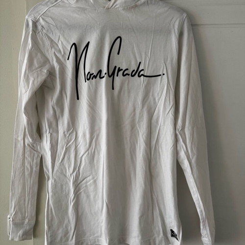 Non Grada thin sweatshirt used, white, size S