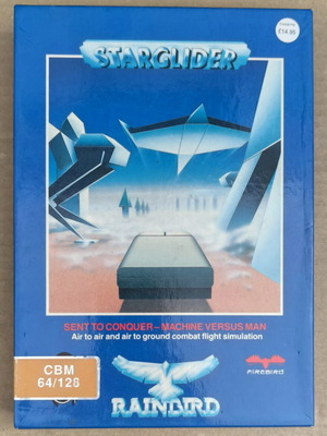 Starglider Commodore cassette big box game like new