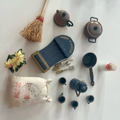 Furniture accessories for dollhouse vintage Deagostini miniatures new