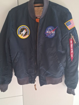 Μπουφάν Alpha Industries μεταχειρισμένο, μπλε, μέγεθος M