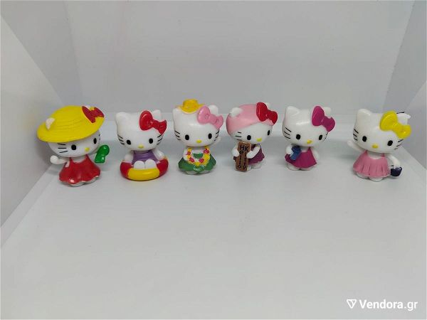  Hello Kitty - Sanrio - 6 sillektikes figoures