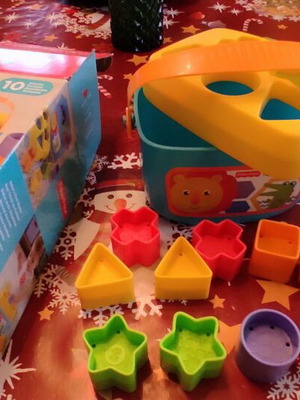 Fisher Price shape sorter cube used for 6-36 months