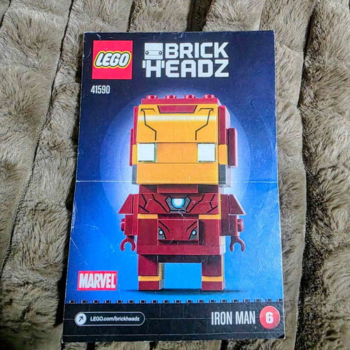 LEGO BrickHeadz Marvel Super Heroes Iron Man used set 41590