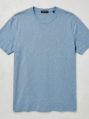 Tom Ford men's blue T-shirt, L