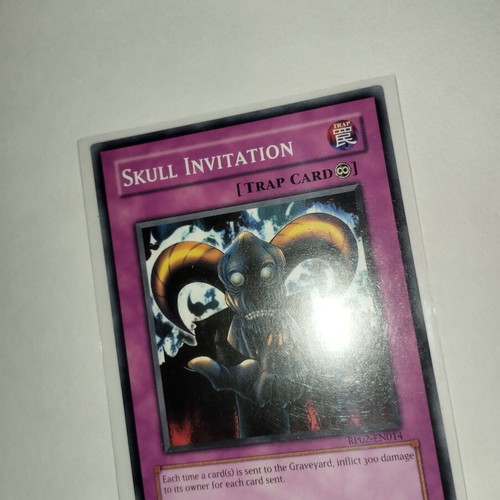 Skull Invitation Yu-Gi-Oh! trap card, common rarity