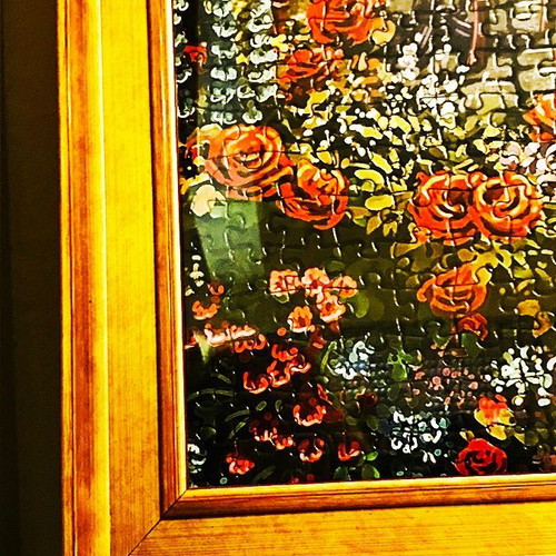 Puzzle painting 3000 pieces new with gold wooden frame Paris 128x93 cm