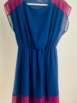Atmosphere Midi Dress New Blue Multicolor Size M