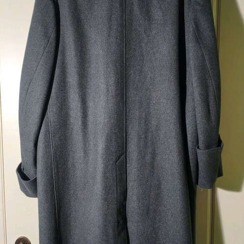 Swiss military coat with wool cap like new