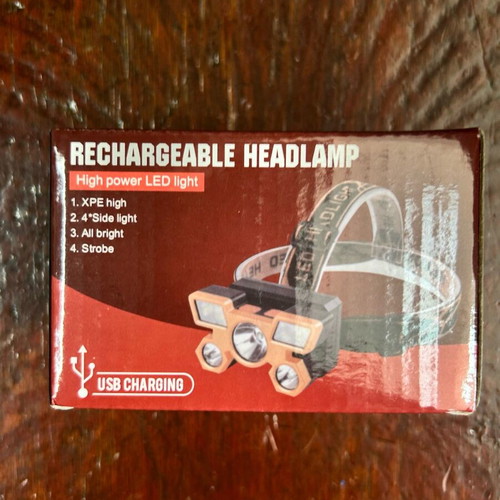 Headlamp with charger new
