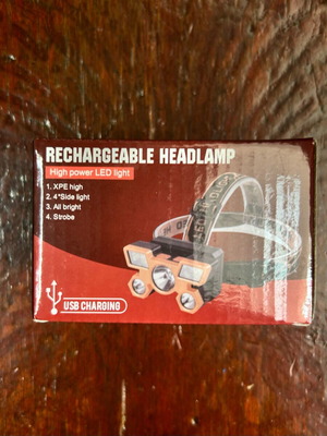 Headlamp with charger new