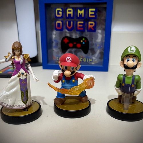 Amiibo Nintendo figures, set of 3