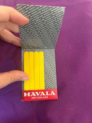 Mavala pocket files set of 4 like new