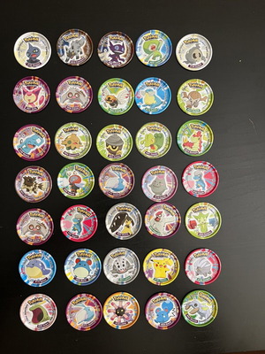 Pokemon metal tags like new