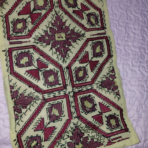 Runner table handmade embroidered, new, 72cm x 24cm