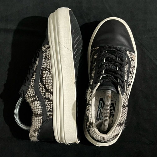 Vans Super ComfyCush Old Skool sneakers used, size 38.5, snake print