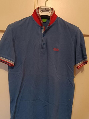 Μπλούζα polo Boss σαν καινούργιο, μπλε, μέγεθος L