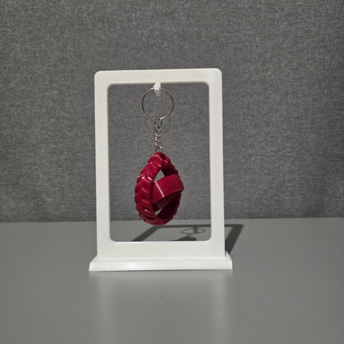 3D printed rotating heart keychain spinner like new