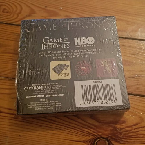 Game of Thrones coaster sealed
