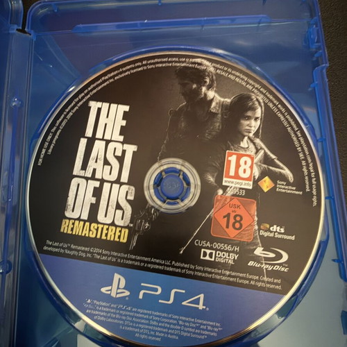 The Last of Us Remastered PS4 like new