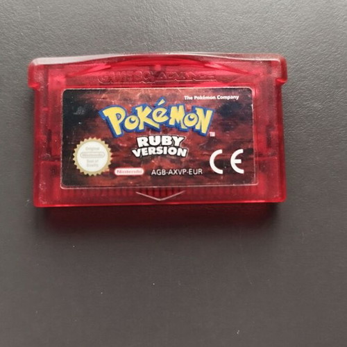 Nintendo Gameboy Advance Pokemon Ruby μεταχειρισμένο με αλλαγμένη μπαταρία