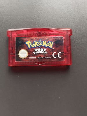 Nintendo Gameboy Advance Pokemon Ruby μεταχειρισμένο με αλλαγμένη μπαταρία