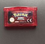 Nintendo Gameboy Advance Pokemon Ruby μεταχειρισμένο με αλλαγμένη μπαταρία