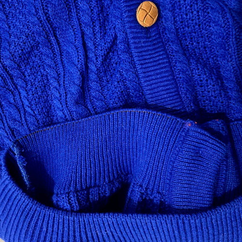 Americanino cardigan like new, 100% cotton, blue, size M
