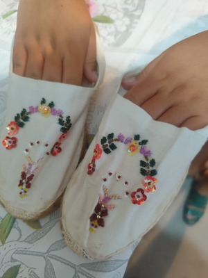 Espadrilles size 37, white