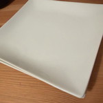 Dishes used, 3 triangular, 2 square, 5 round
